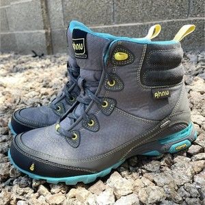 Ahnu Women’s Hiking Boots, Waterproof, Mid, Lace Up, 7.5